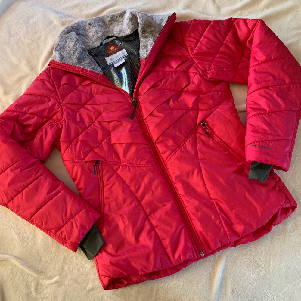 EUC women’s szMED Columbia OmniHeat puffer coat